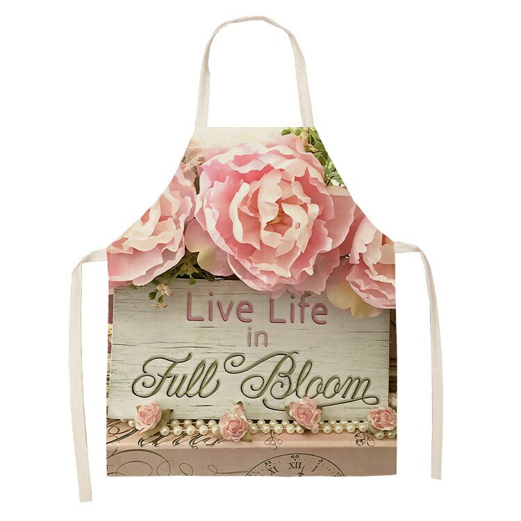 Live Life in Full Bloom Apron