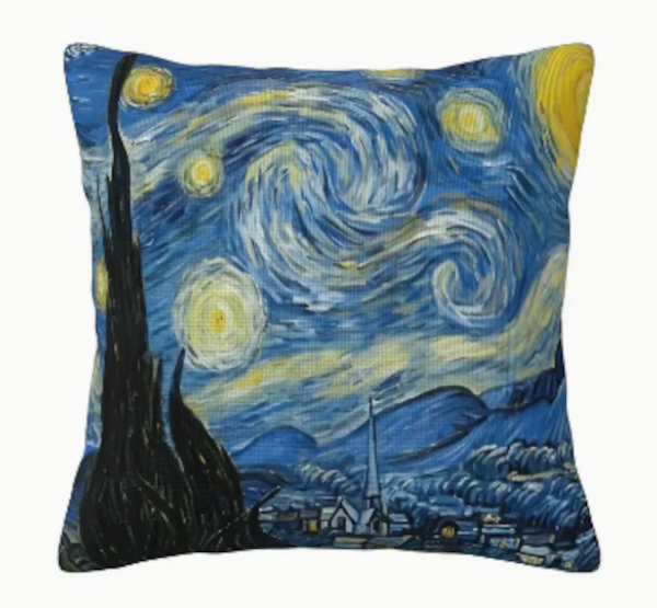Vincent Van Gough Inspired - Starry Night Cushion