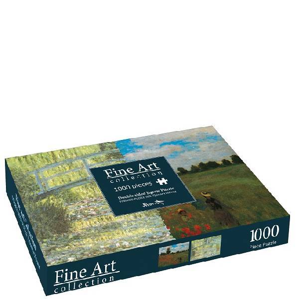 Fine Art Collection - Monet's Lily Pond and Wild Poppies (Double Sided)