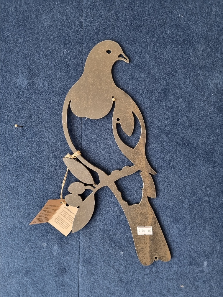 Kereru Corten Steel Wall Art Vibrance Gifts