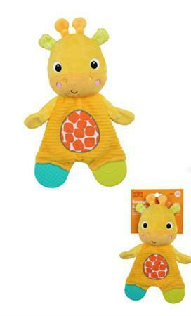 Bright Starts Snuggle & Teethe Plush Teether - Giraffe