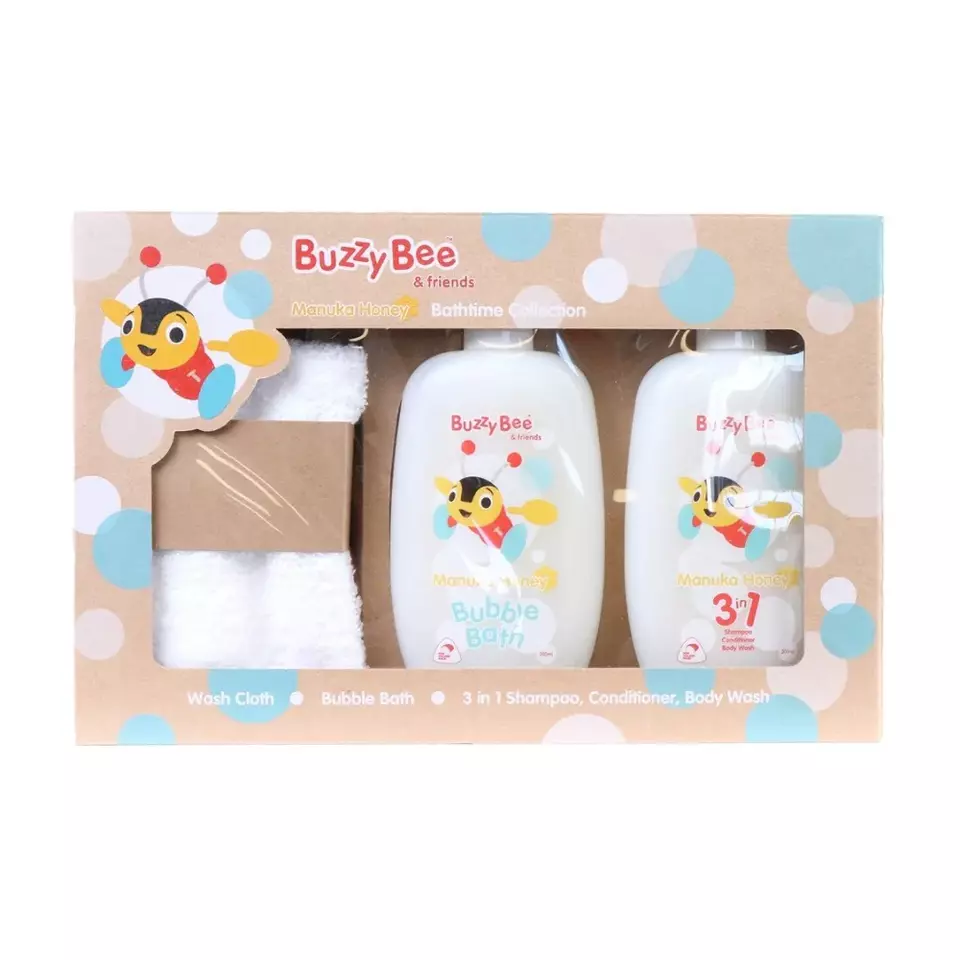 Buzzy Bee Manuka Honey Bathtime Set