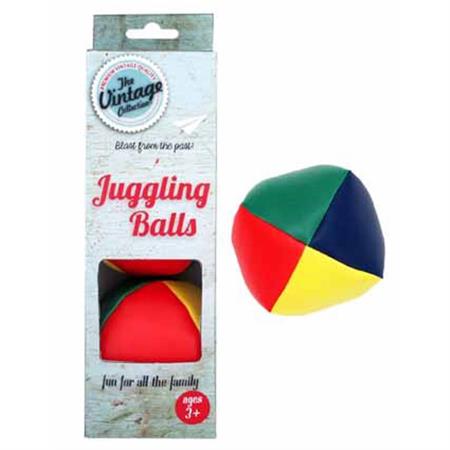 Vintage 6cm Juggling Balls in 3pc