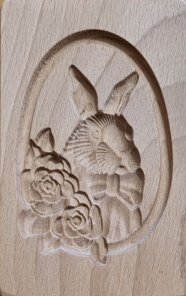 Cookie Mould - Rabbit and Flowers