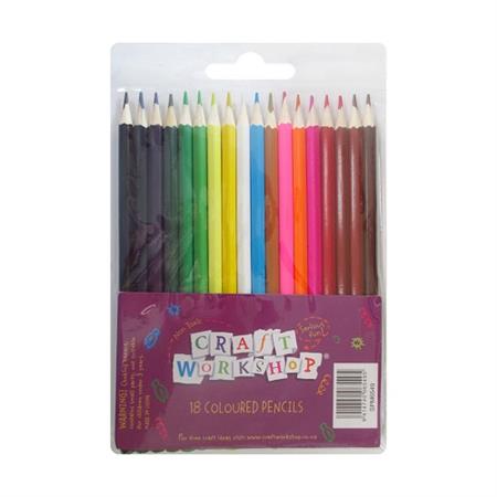 Craft Colour Pencils 18pc