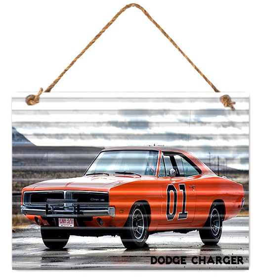Dodge Charger Corrugated Sign