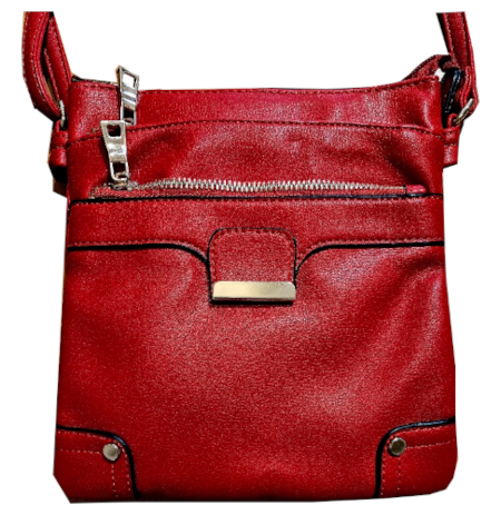 Shoulder Bag Two Sections - Red
