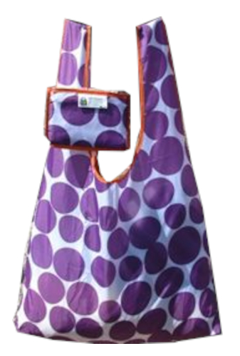 Carry Eco Bags - Purple Spots
