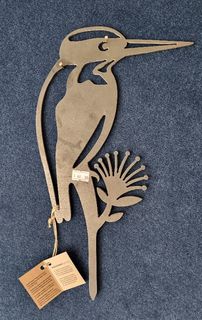Kingfisher Corten Steel Garden Art