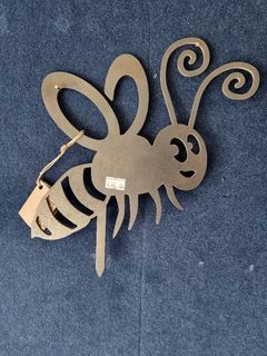 Happy Bee Corten Steel Garden Art
