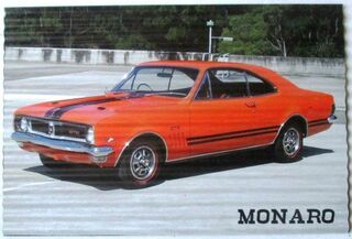 Holden Monaro Corrugated Metal Sign