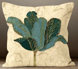 Decorative Emerald Leaf 1