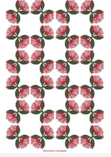 Ali Davies Tea Towel - Pohutukawa