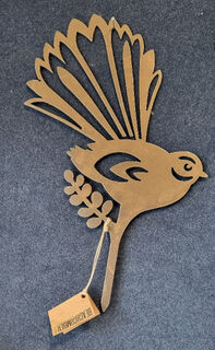Fantail Corten Steel Garden Art