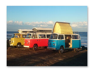 Metal Sign VW Combi Campers