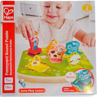 Hape Farmyard Sounds Puzzle