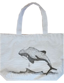 Carry Bag - Whale Crying