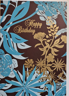 Happy Birthday - Leaves