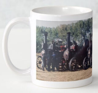 Steam Traction Engine Wrap Around Mug