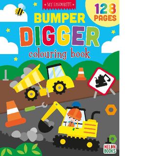 My Favourite Diggers Bumper Colouring Book