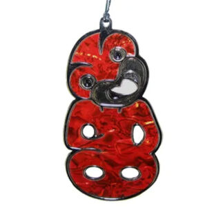 Large Tiki Paua Decoration
