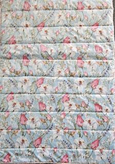 Galena Katia Printed Velvet Throw - Lilies