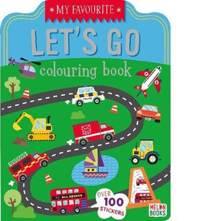 My Favourite Let's Go Colouring Book